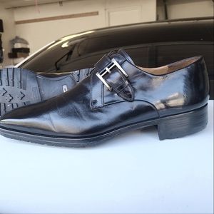 Magnanni black monk strap 11.5 Made in Spain